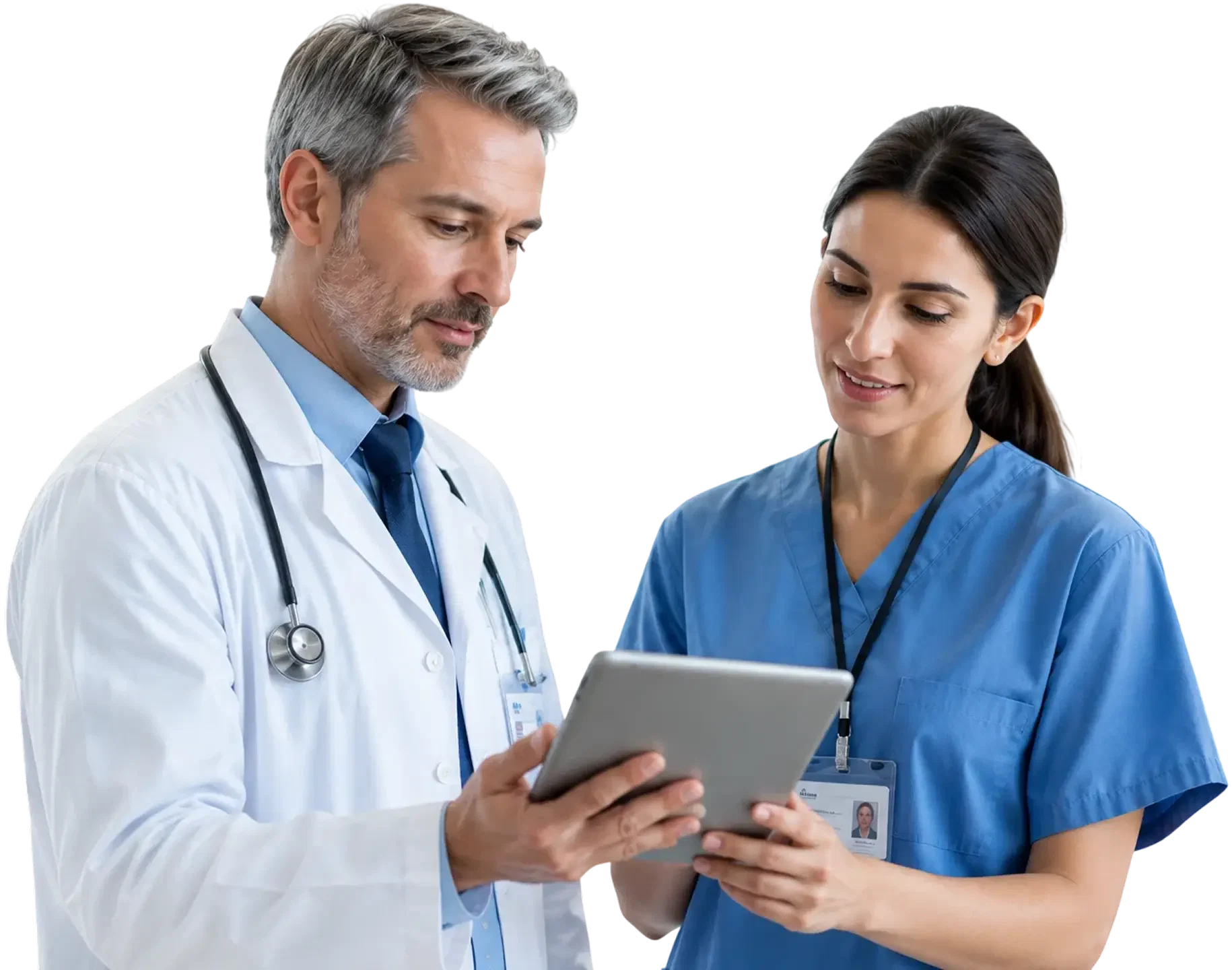 Medical team using Haily in a clinic